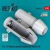 RESKIT RSU48-0537 F/A-18 Hornet exhaust nozzles for Kinetic kit (3D Printed) (1/48)